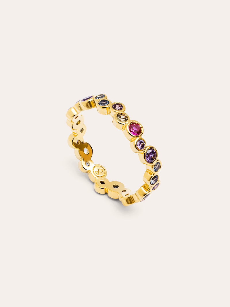 Bubbles Gold Ring 