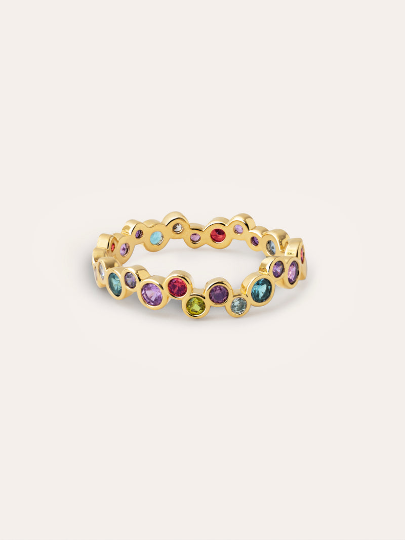 Bubbles Gold Ring 