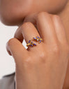 Anello Buganvilla Placcato Oro