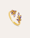 Anello Buganvilla Placcato Oro