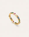 Anillo Cascade Baño Oro