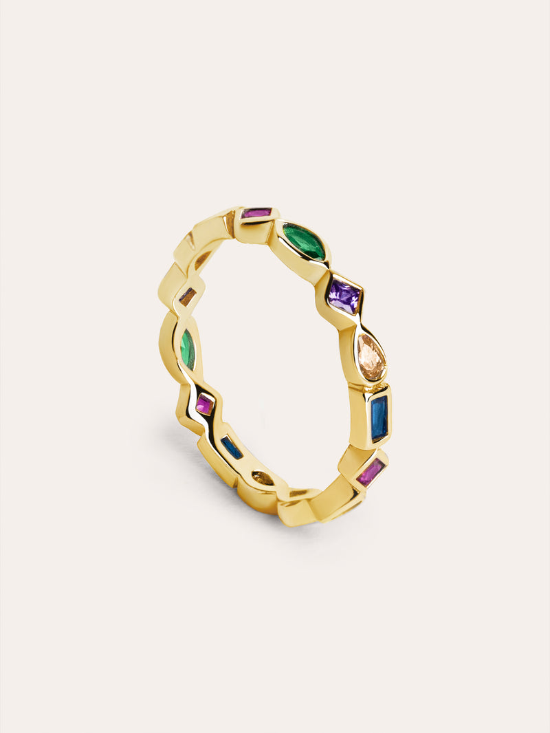 Cascade Gold Ring 