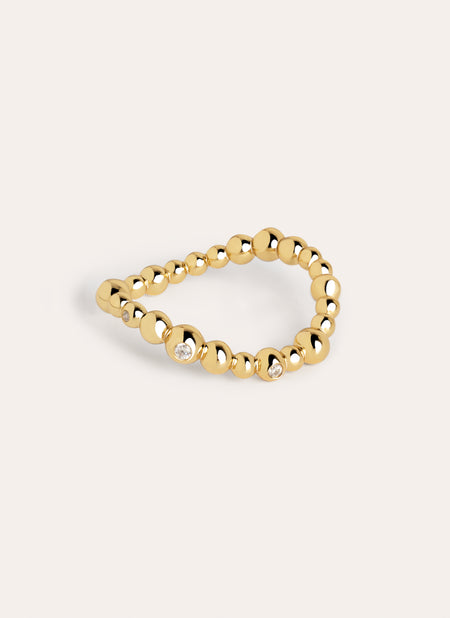 Gold Plated Cava Ring
