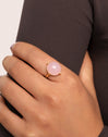 Anillo Celebrate Pink Baño Oro