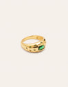 Charlotte Esmeralda Gold Ring