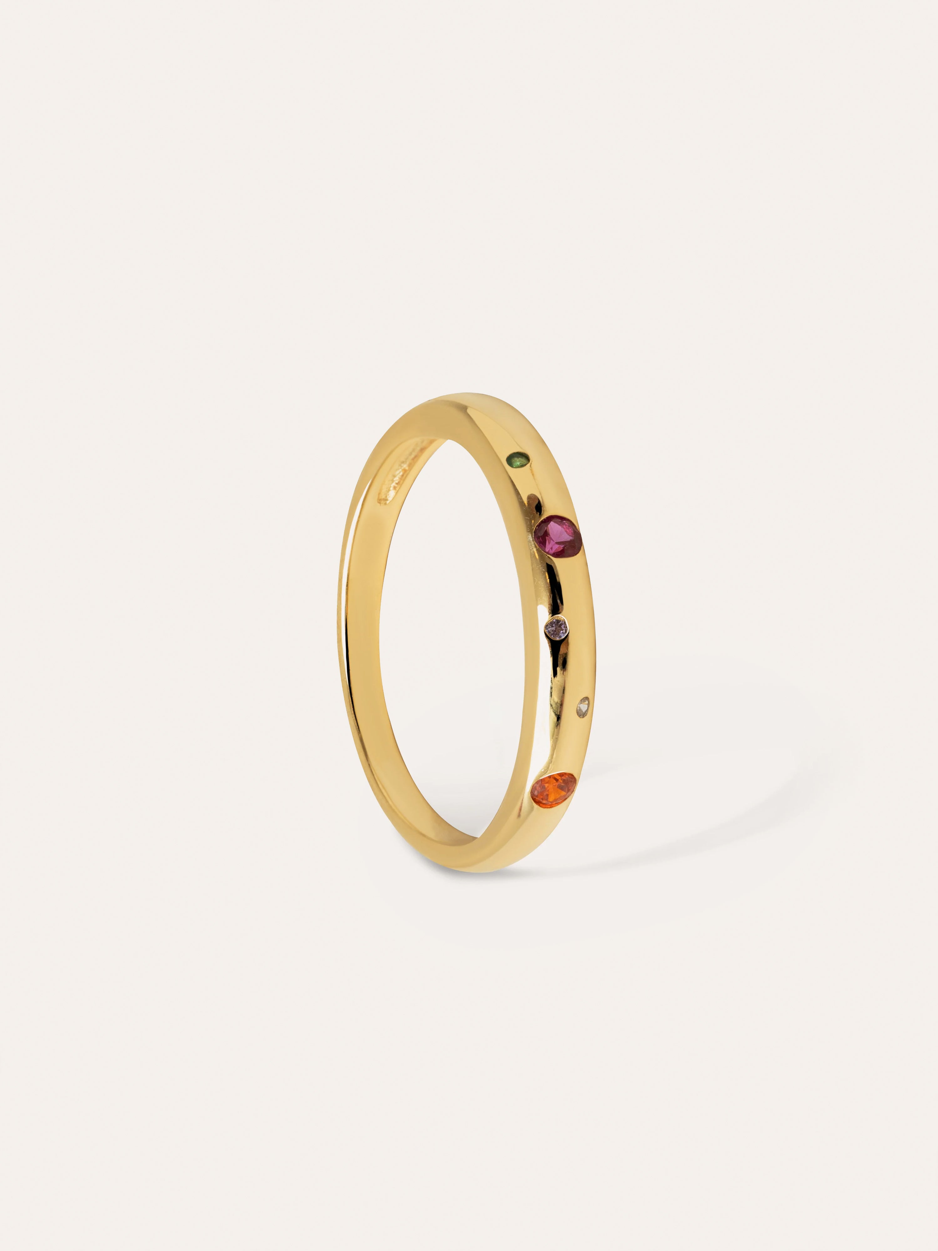 Anello Colors Space Placcato Oro
