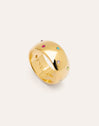 Imagen detalle de Curve Rainbow Steel Gold-Plated Ring