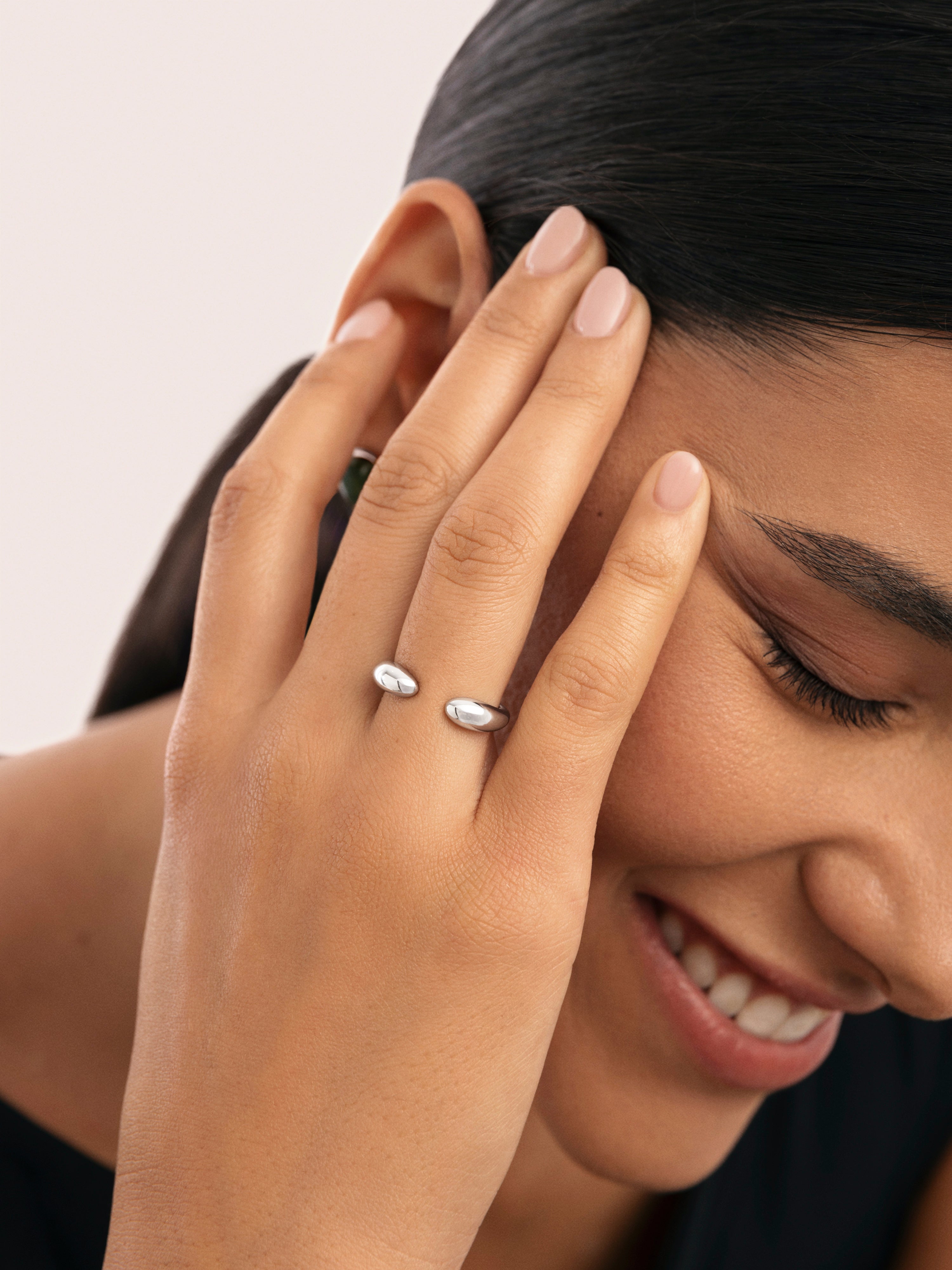 Double Drop Stainless Steel Ring