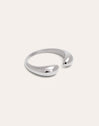 Anillo Doble Gota Acero