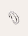 Double Twist Silver Ring