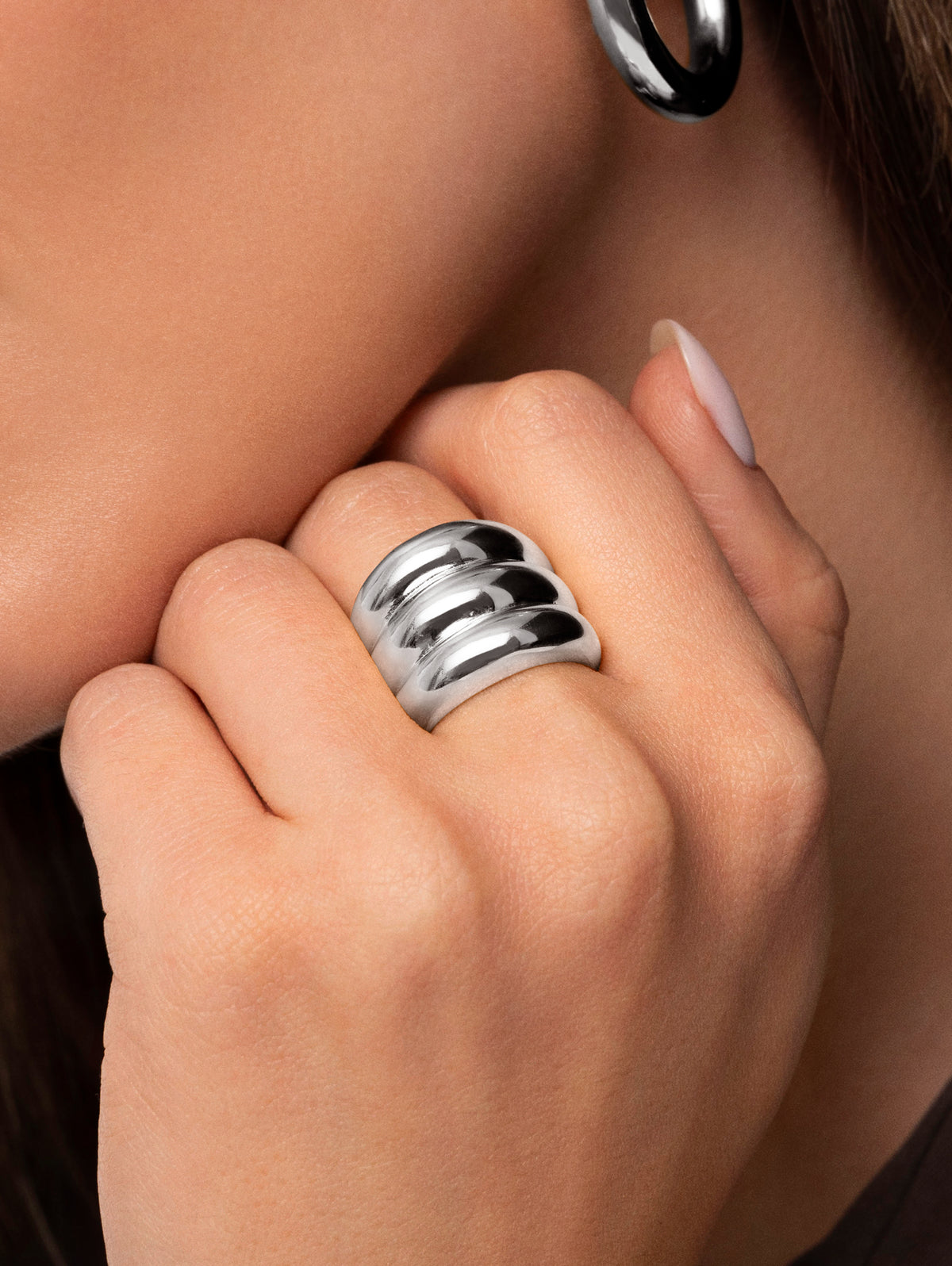 Dune Stainless Steel Ring – SINGULARU