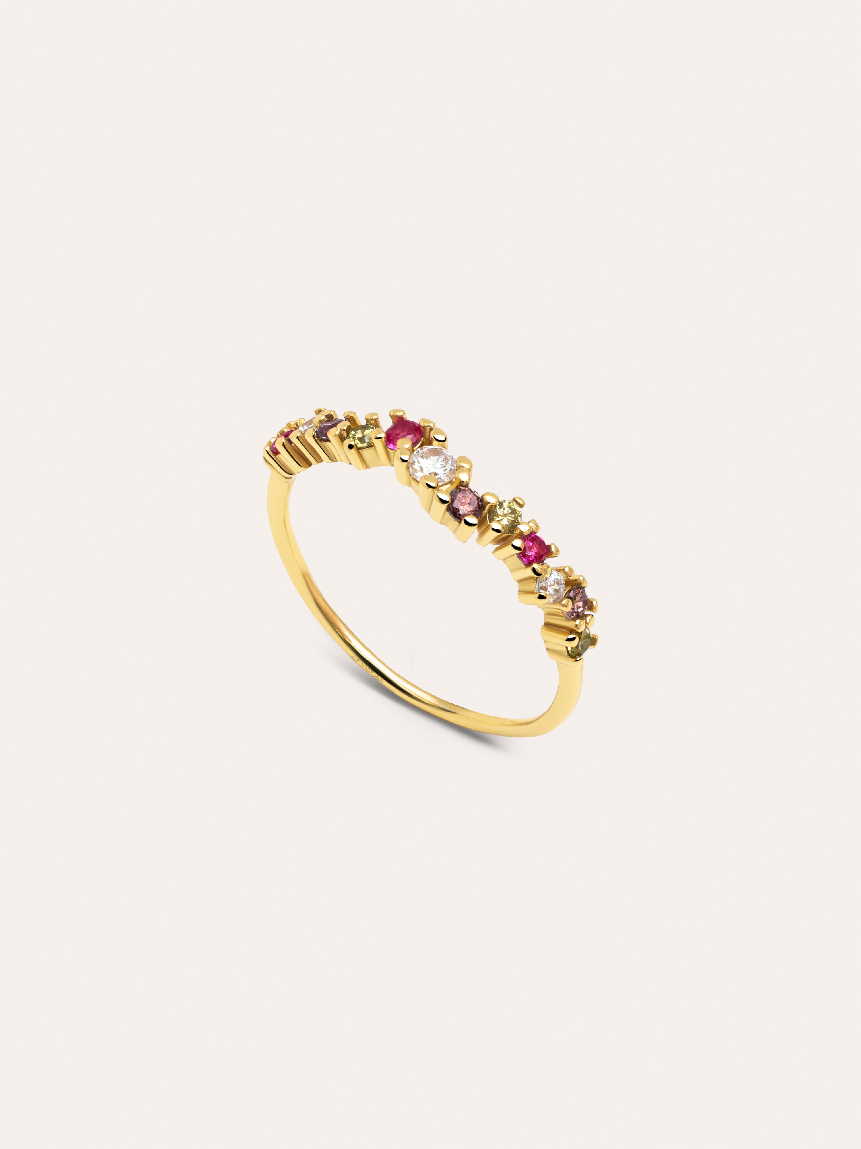 Stellar Colors Gold Ring