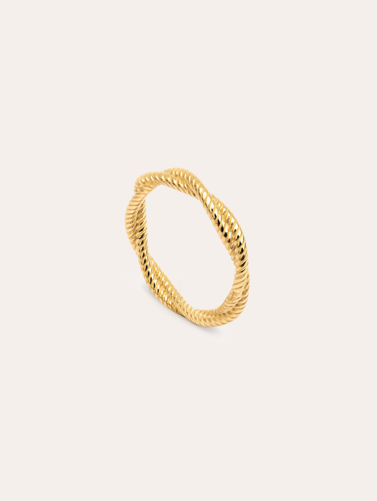 Fine Rope Gold Silver Ring – SINGULARU