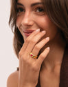 Anillo Gina Acero Baño Oro