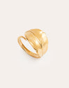 Leaf Stainless Steel Gold Ring 