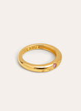 Anillo Karma Rosa Baño Oro