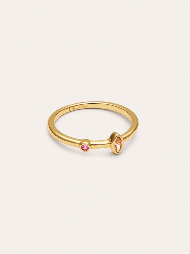 Anillo Leonor Calid Baño Oro