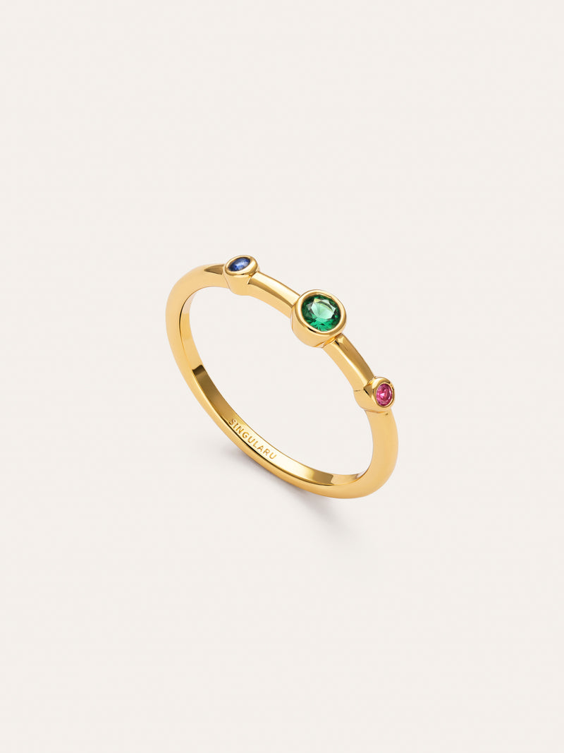 Anillo Leonor Prado Baño Oro