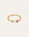 Anillo Leonor Rose Baño Oro