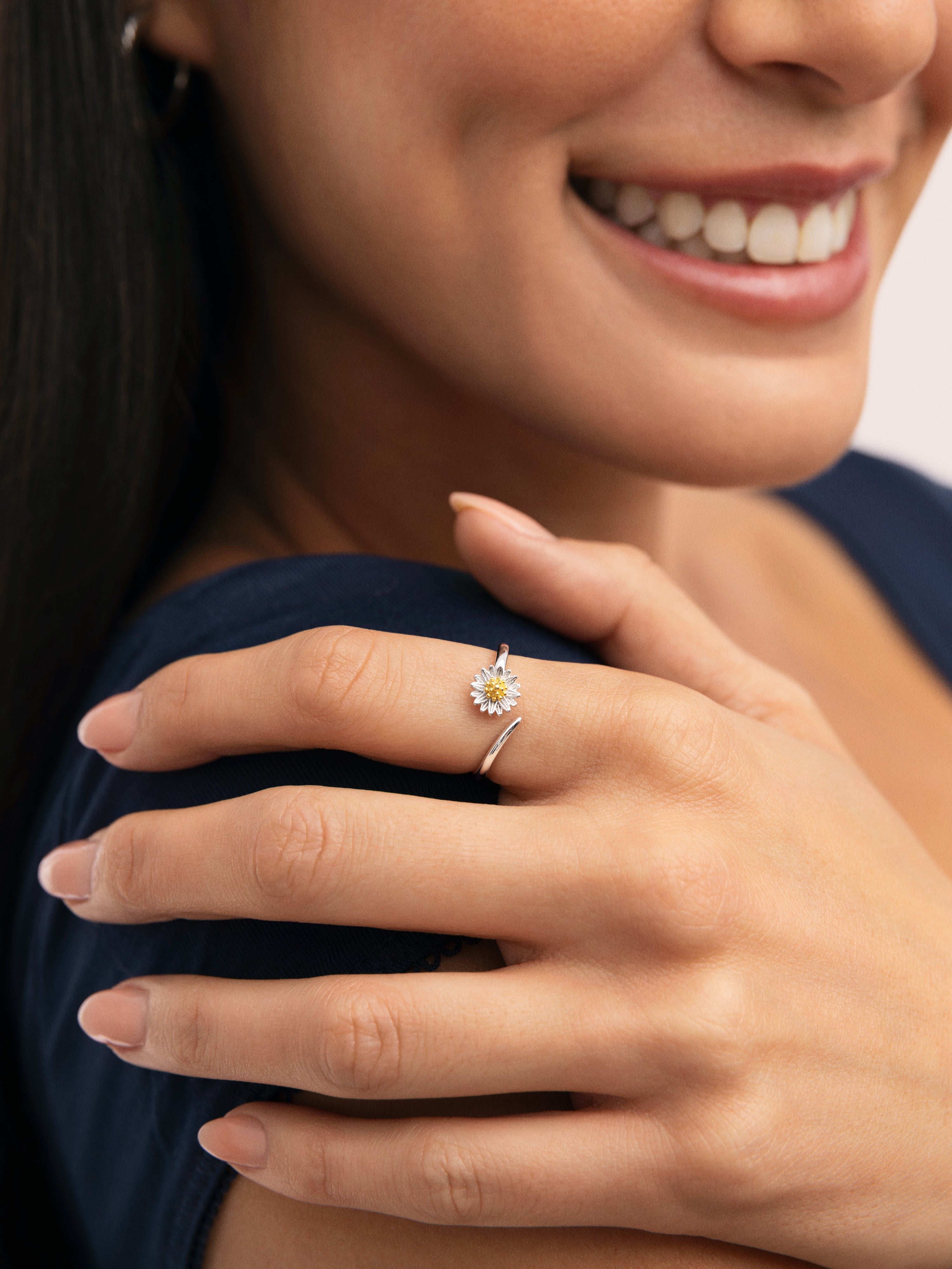 Anillo Margarita Plata