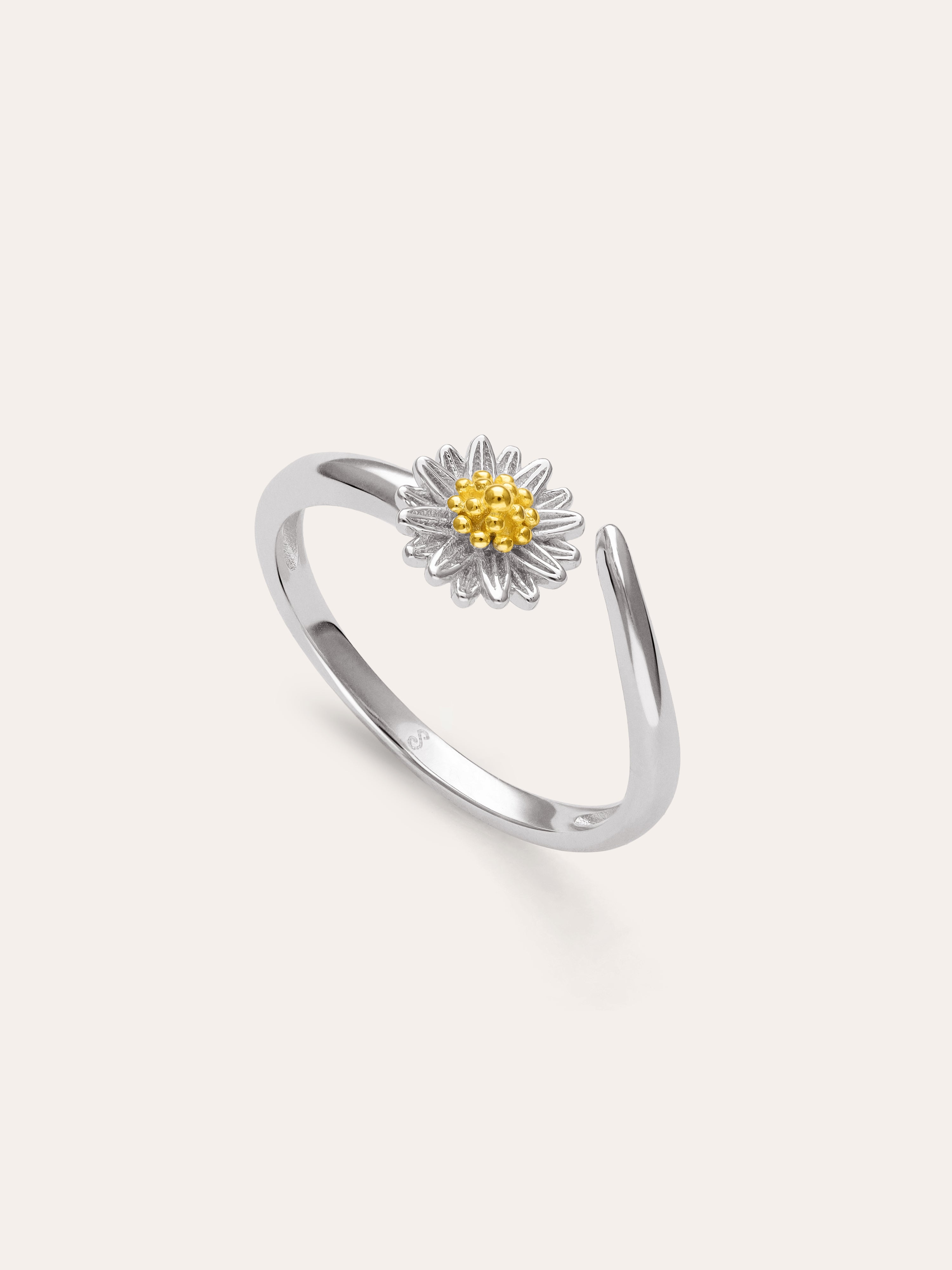 Anillo Margarita Plata