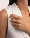 Anillo Marea L Baño Oro