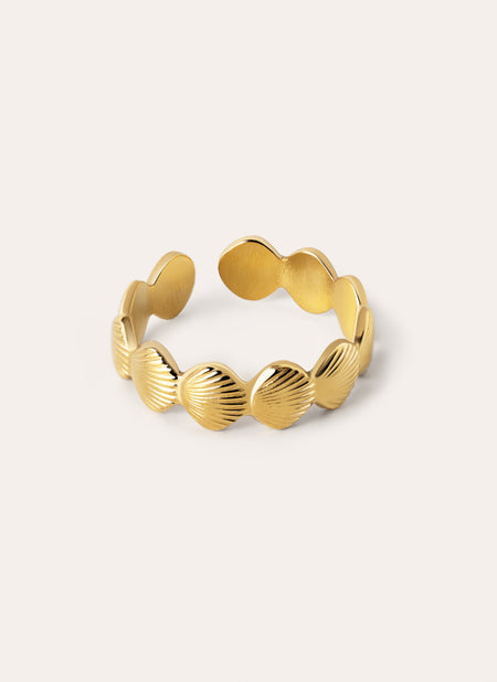 Mermaid Stainless Steel Gold Ring