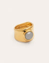 My Blue Stone Gold Ring