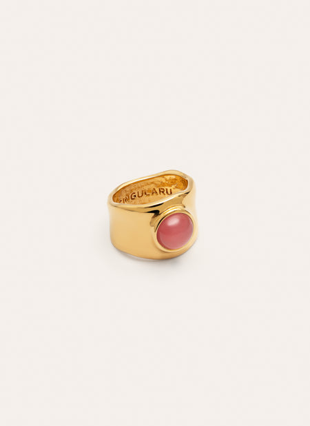 My Pink Stone Gold Ring