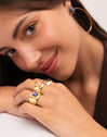 My Kyanite Gold-Plated Steel Ring