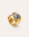 My Kyanite Gold-Plated Steel Ring