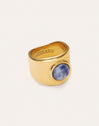My Kyanite Gold-Plated Steel Ring