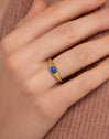 Olivia Blue Gold Ring