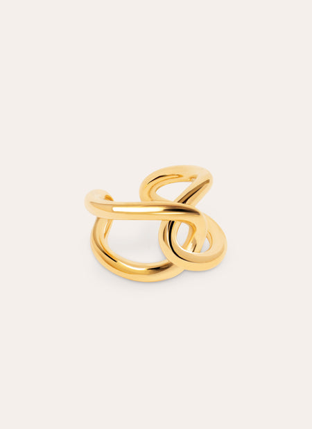 One Link Gold Ring