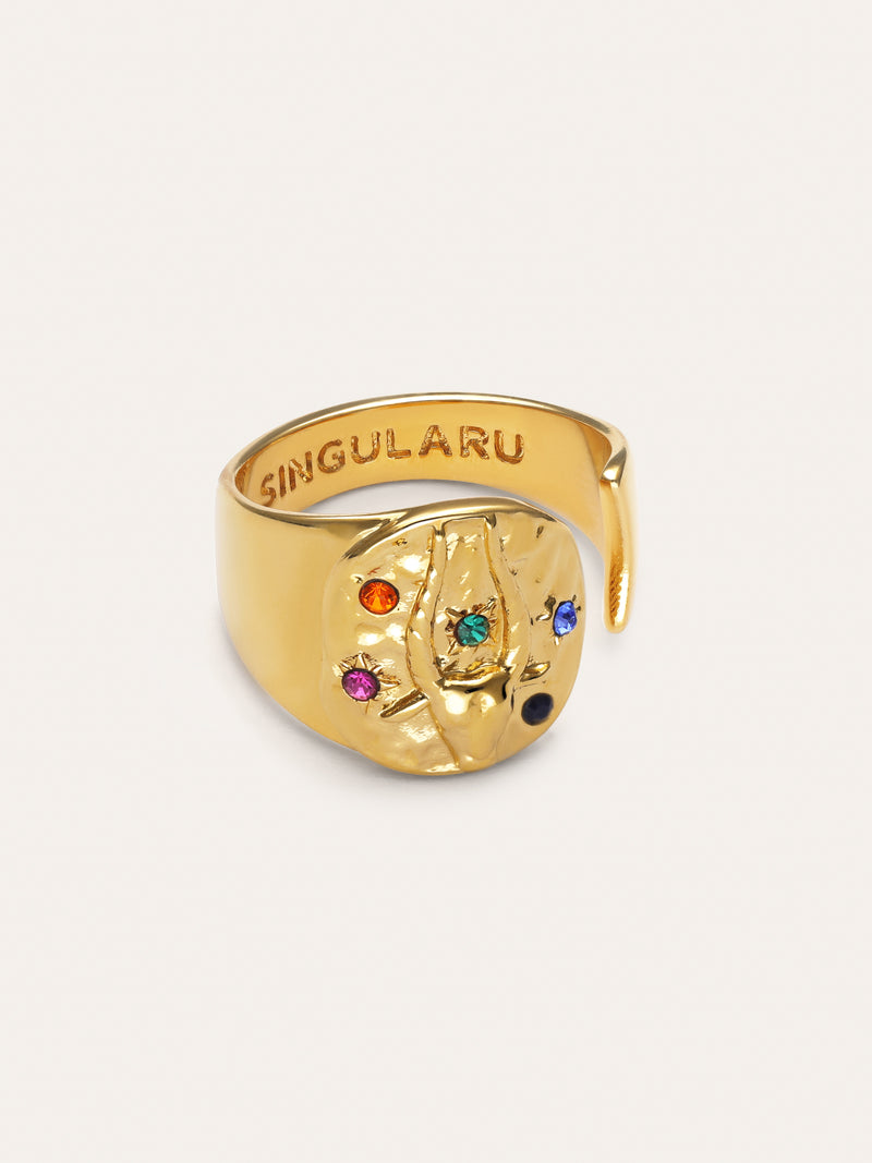 Organic Colors Zodiac Gold Ring