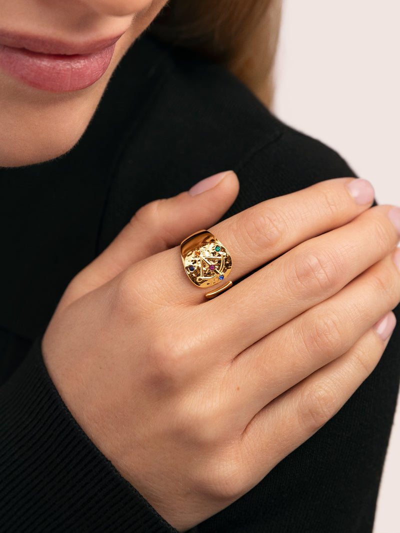 Organic Colors Zodiac Gold Ring