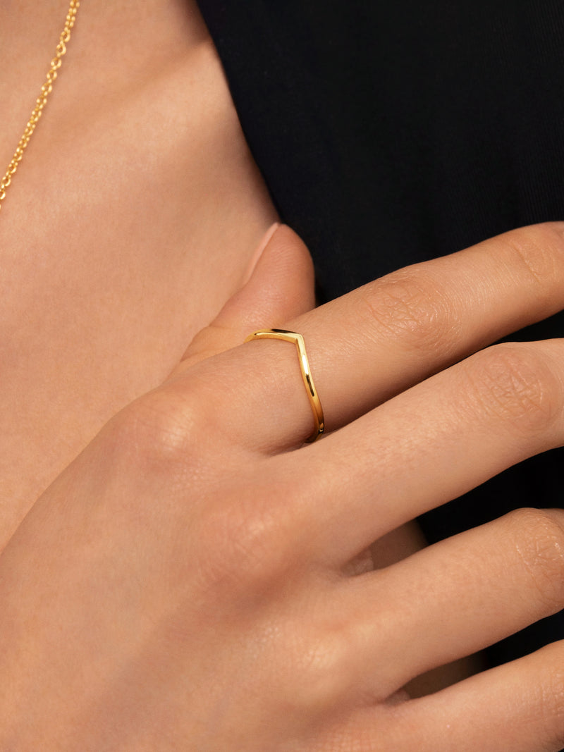 Peak Gold Ring