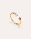 Pebble Pink Gold Ring 