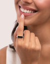 Proa Black Steel Ring