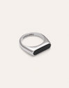 Proa Black Steel Ring