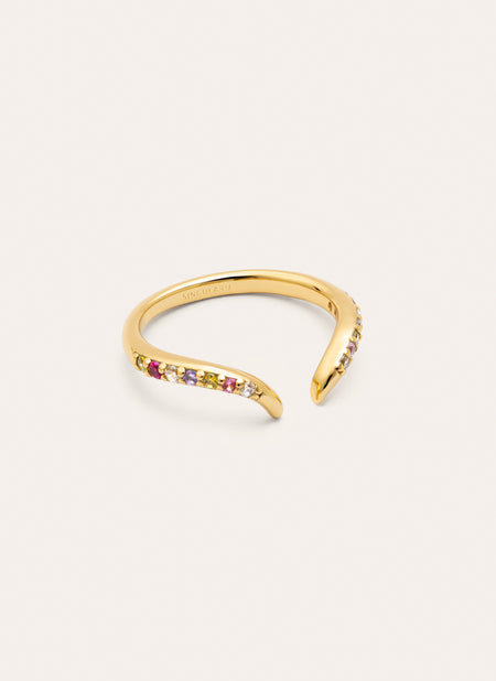 Peak Scarlett Colors Gold Ring 