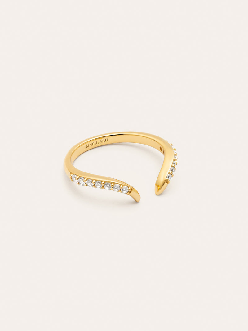 Peak Scarlett Spark Gold Ring