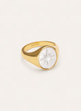 Anello Rosa dei Venti Madreperla Placcato Oro