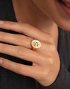 Anillo Mystic Serpiente Baño Oro