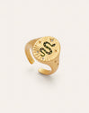 Anillo Mystic Serpiente Baño Oro