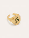 Anillo Mystic Serpiente Baño Oro