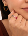 Sia Berries Ring, Gold-Plated