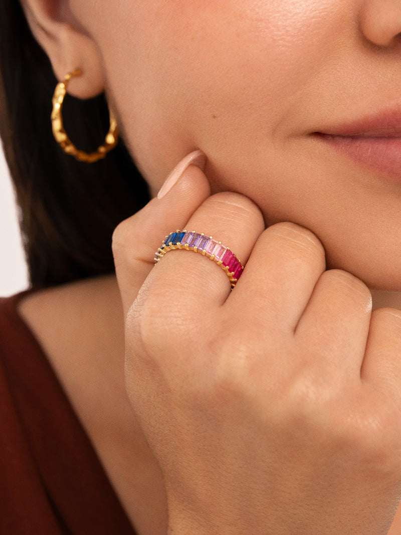 Sia Berries Ring, Gold-Plated
