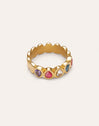 Anillo Sirena Colors Acero Baño Oro