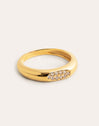 Signet Ivory Gold Ring 